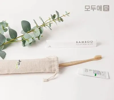 모두애 칫솔 치약 세트 제로 웨이스트