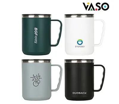 바쏘 아워 스텐 이중구조 머그 500ml